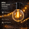 Guirnalda Led Solar de 15 bombillas 7,5M Exterior IP54  2700K