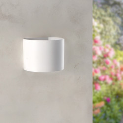 Aplique de Pared LED White Round 12W IP54  CCT