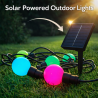 Guirnalda Led Solar de 10 bombillas 6,5M Exterior IP54 RGBW  RGB+W