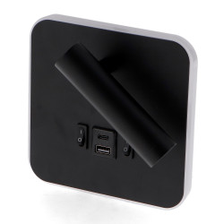 Aplique de pared Led orientable Black Tube 10W  4000K