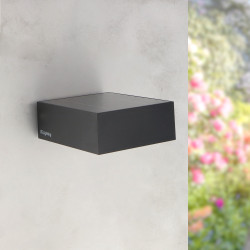 Aplique Led Solar Black Bin - DSC  4000K