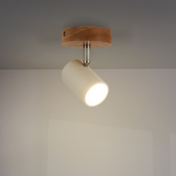 Lámpara de Techo Serie Wood 1 Focos GU10