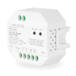 Regulador LED TRIAC RF Compatible con Pulsador