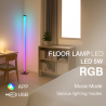 Lámpara de pie 5V DC RGBIC con Control Remoto y App  RGBIC