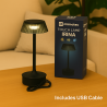 Lampara Led de sobremesa Black Irina  CCT