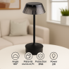 Lampara Led de sobremesa Black Irina  CCT