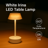 Lampara Led de sobremesa White Irina  CCT