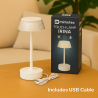Lampara Led de sobremesa White Irina  CCT