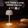 Lampara Led de sobremesa White Gonza  3000K