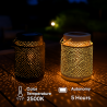 Lampara Led Solar de sobremesa Black Casablanca  2500K