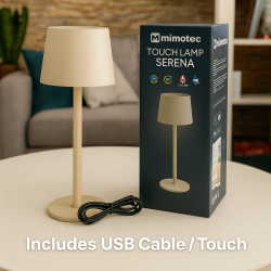 Lampara Led de sobremesa Beige Serena  CCT