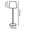 Lampara Led de sobremesa White Serena  CCT
