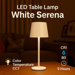 Lampara Led de sobremesa White Serena  CCT
