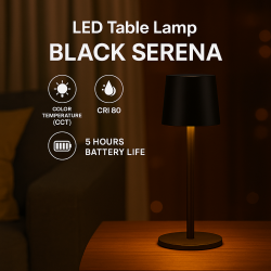 Lampara Led de sobremesa Black Serena  CCT