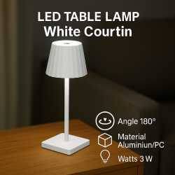 Lampara Led de sobremesa White Courtin  CCT