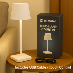 Lampara Led de sobremesa White Courtin  CCT