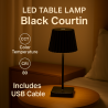 Lampara Led de sobremesa Black Courtin  CCT