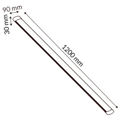 Regleta LED 1200 mm Batten 40W CCT  CCT