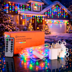 Cortina de Guirnalda Exterior LED con Usb 3*3m Double RGB  RGB