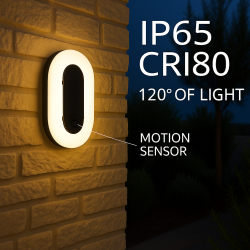 Aplique Led con Sensor Movimiento Serena 10-15-18W  CCT