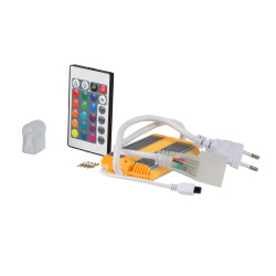 Controlador para Neón LED RGB 220V con mando