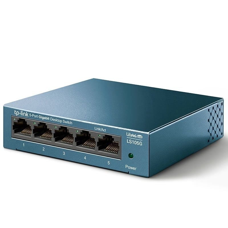 Switch tp-link ls105g 5 puertos/ rj-45 10/100/1000 Switch tp-link ls105g 5 puertos/ rj-45 10/100/1000