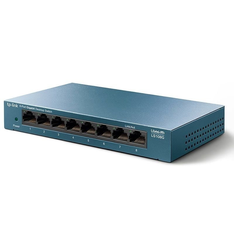 Switch tp-link ls108g 8 puertos/ rj-45 10/100/1000 Switch tp-link ls108g 8 puertos/ rj-45 10/100/1000