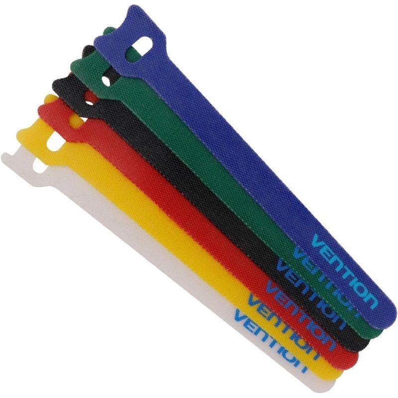 Tira organizadora de cables vention kac00/ 15cm/ pack de 6 Tira organizadora de cables vention kac00/ 15cm/ pack de 6