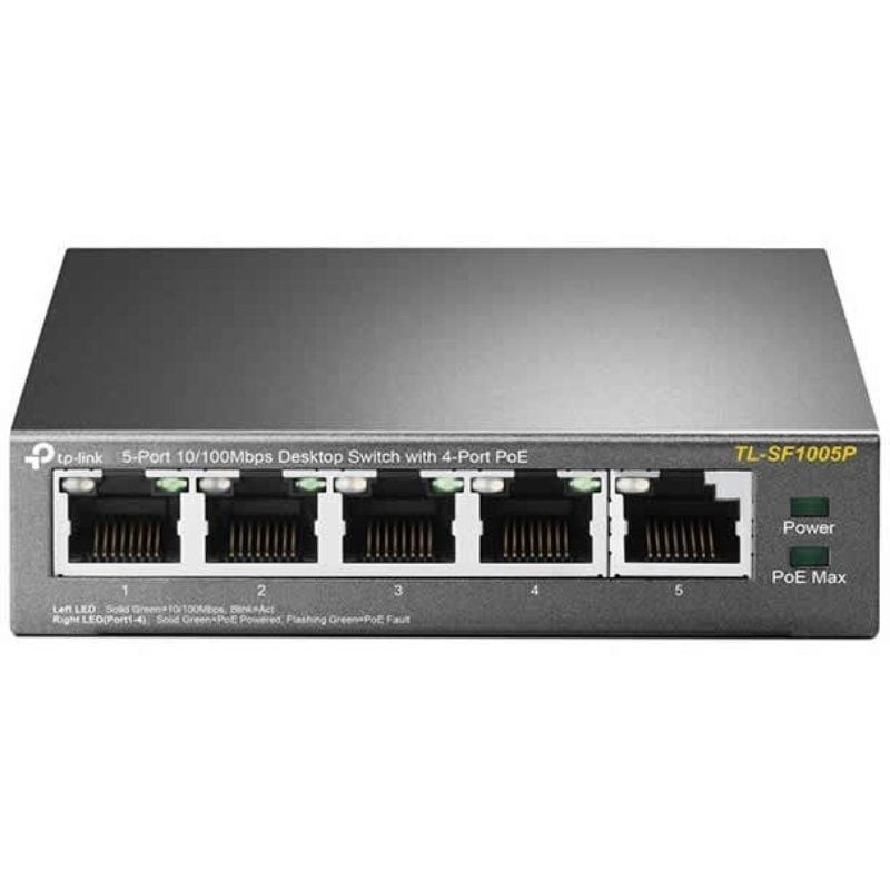 Switch tp-link tl-sf1005p 5 puertos/ rj-45 10/100 poe Switch tp-link tl-sf1005p 5 puertos/ rj-45 10/100 poe
