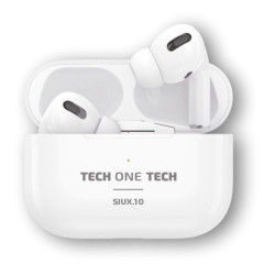 Auriculares bluetooth tech one tech siux.10 tec1410/ con estuche de carga/ autonomía 5h/ blancos