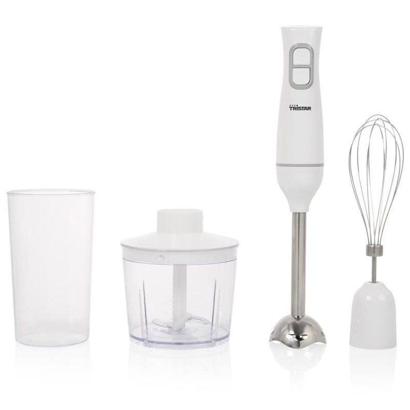 Batidora de mano tristar mx-4881/ 350w/ incluye varillas, picadora y vaso medidor Batidora de mano tristar mx-4881/ 350w/ incluye varillas, picadora y vaso medidor