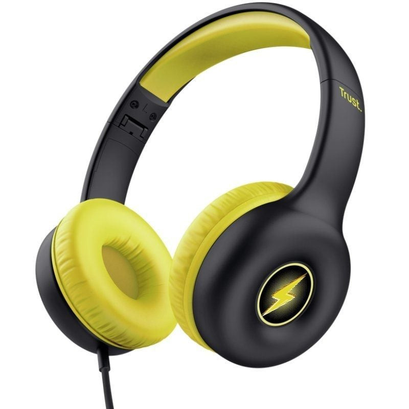 Auriculares infantiles trust nouna kids/ con micrófono/ negros Auriculares infantiles trust nouna kids/ con micrófono/ negros