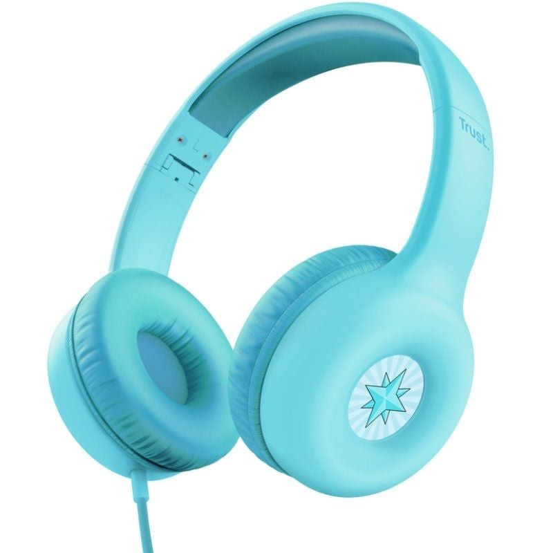 Auriculares infantiles trust nouna kids/ con micrófono/ azules Auriculares infantiles trust nouna kids/ con micrófono/ azules