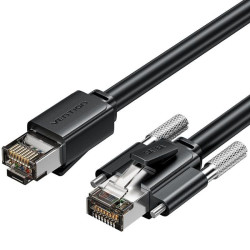 Cable de red rj45 sftp vention ibubf cat.6/ 1m/ negro