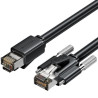 Cable de red rj45 sftp vention ibubl cat.6/ 10m/ negro