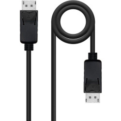 Cable displayport nanocable 10.15.2701-l150/ displayport macho - displayport macho/ 1.5m/ negro