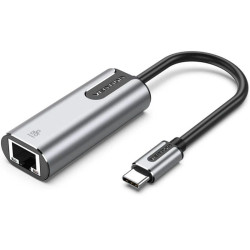 Adaptador usb tipo-c - rj45 vention cfnhb/ 1000mbps