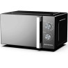 Microondas grunkel mwg-20espejo/ 800w/ capacidad 20l/ función grill/ negro