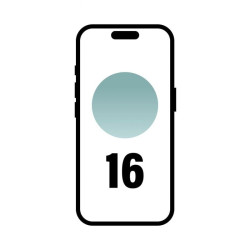 Smartphone apple iphone 16 128gb/ 6.1'/ 5g/ verde azulado