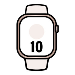 Apple watch series 10/ gps/ cellular/ 46mm/caja de aluminio oro rosa / correa deportiva rosa rubor s/m