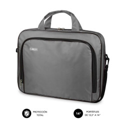 Maletín subblim oxford para portátiles hasta 14'/ gris