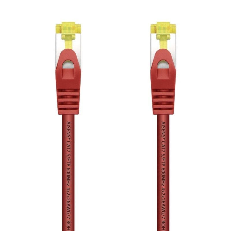 Cable de red rj45 sftp aisens a146-0471 cat.7/ 2m/ rojo