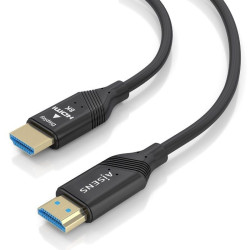 Cable hdmi 2.1 aoc 8k aisens a153-0936/ hdmi macho - hdmi macho/ 25m/ negro
