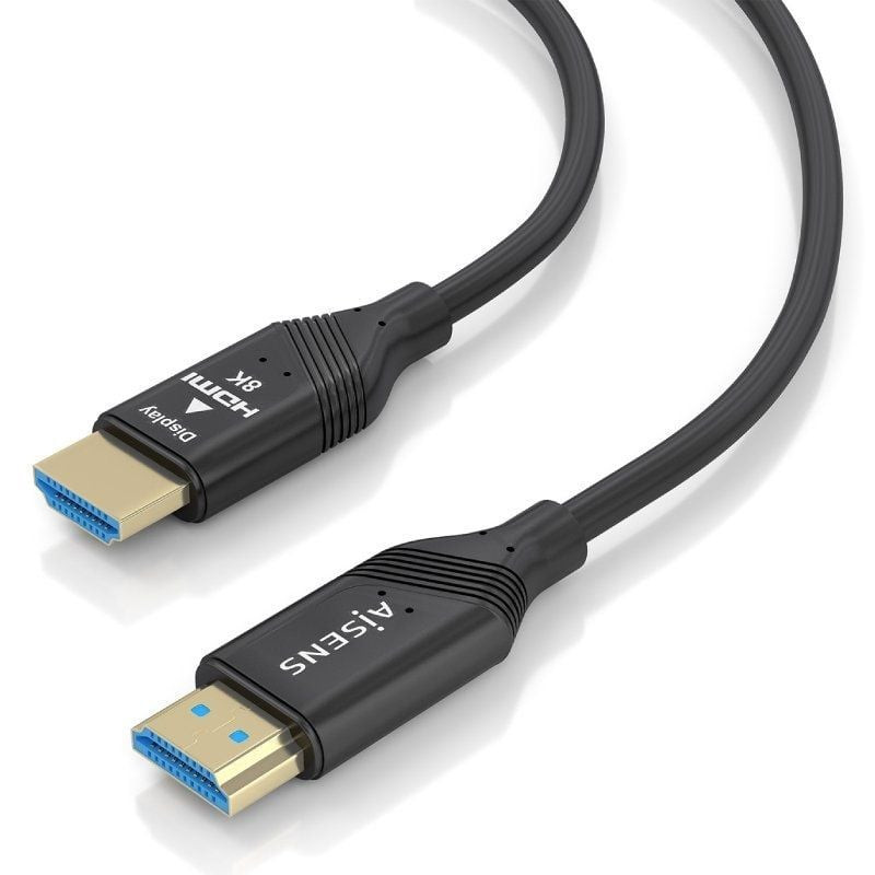 Cable hdmi 2.1 aoc 8k aisens a153-0936/ hdmi macho - hdmi macho/ 25m/ negro
