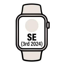 Apple watch se 3rd v2/ gps/ cellular/ 44mm/ caja de aluminio blanco estrella/ correa deportiva blanco estrella s/m