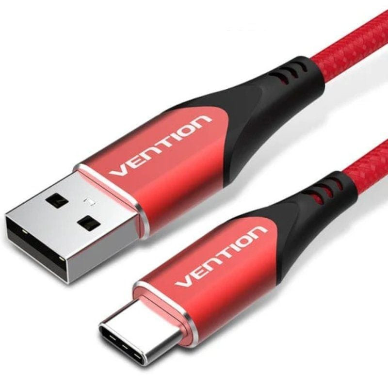 Cable usb 2.0 tipo-c vention codrh/ usb tipo-c macho - usb macho/ 480mbps/ 2m/ rojo Cable usb 2.0 tipo-c vention codrh/ usb tipo-c macho - usb macho/ 480mbps/ 2m/ rojo