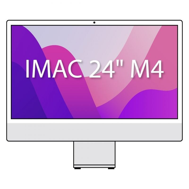 Apple imac 24' retina 4,5k / m4 10-core cpu/ 24gb/ 512gb ssd/ 10-core gpu/ plata Apple imac 24' retina 4,5k / m4 10-core cpu/ 24gb/ 512gb ssd/ 10-core gpu/ plata