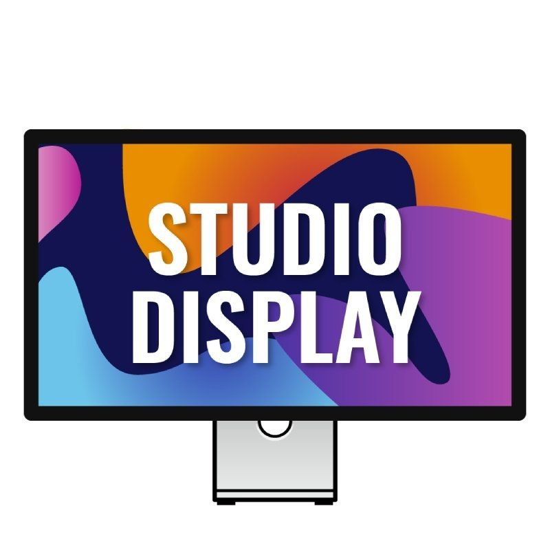 Apple studio display 27'/ cristal nanotexturizado/ soporte vesa 2025