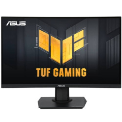 Monitor gaming curvo asus tuf gaming vg24vqer 23.6'/ full hd/ 1ms/ 180hz/ va/ negro
