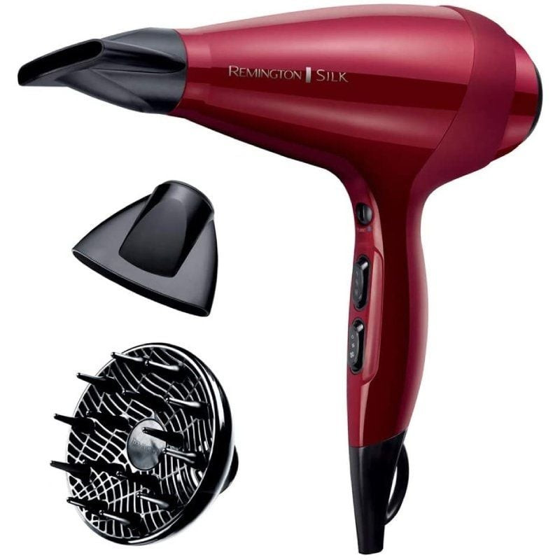Secador remington silk dryer ac9096/ 2400w/ iónico/ rojo Secador remington silk dryer ac9096/ 2400w/ iónico/ rojo